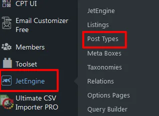 jetengine post types