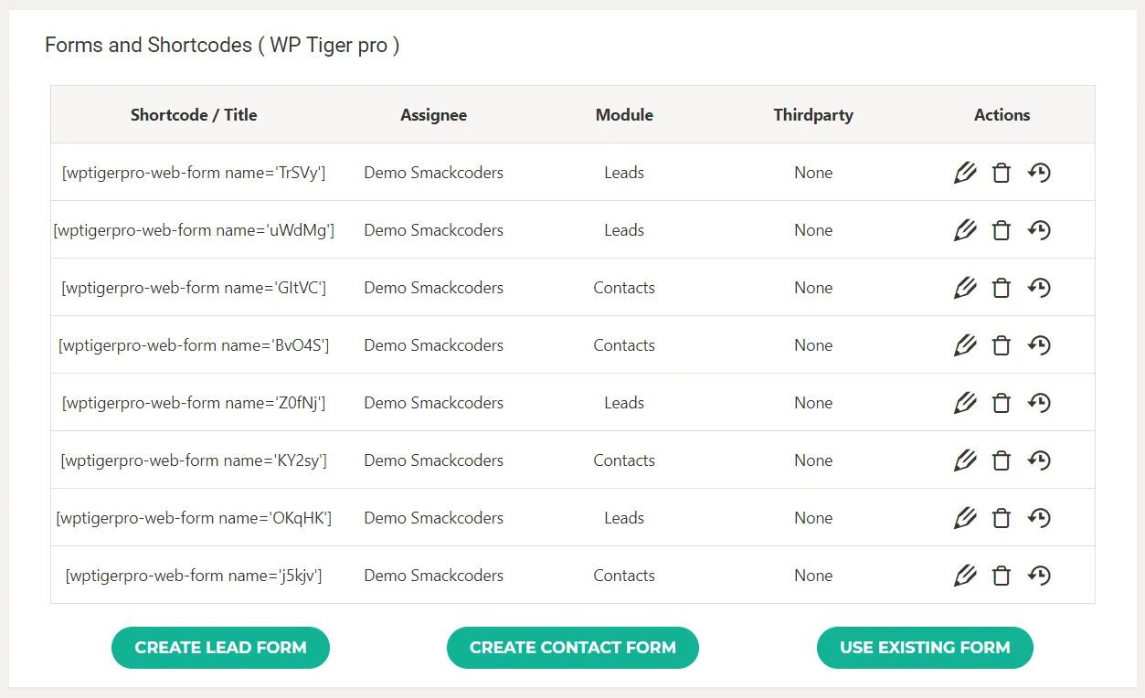 create your web form