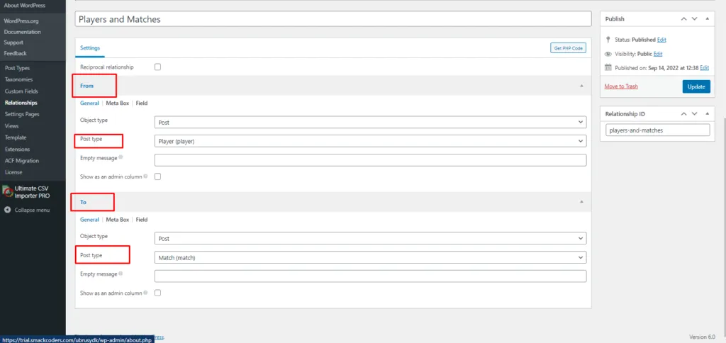 24 Meta Box Relationship setting