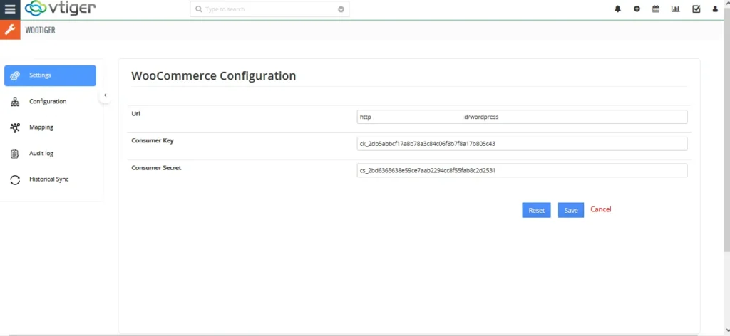 Woocommerce Configuration settings