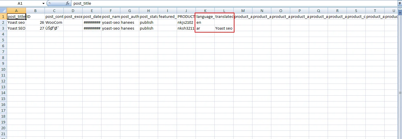 post csv translation column