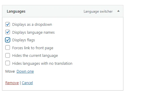 languages-meta-box