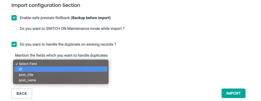 configure-handle-duplicates-on-existing-records