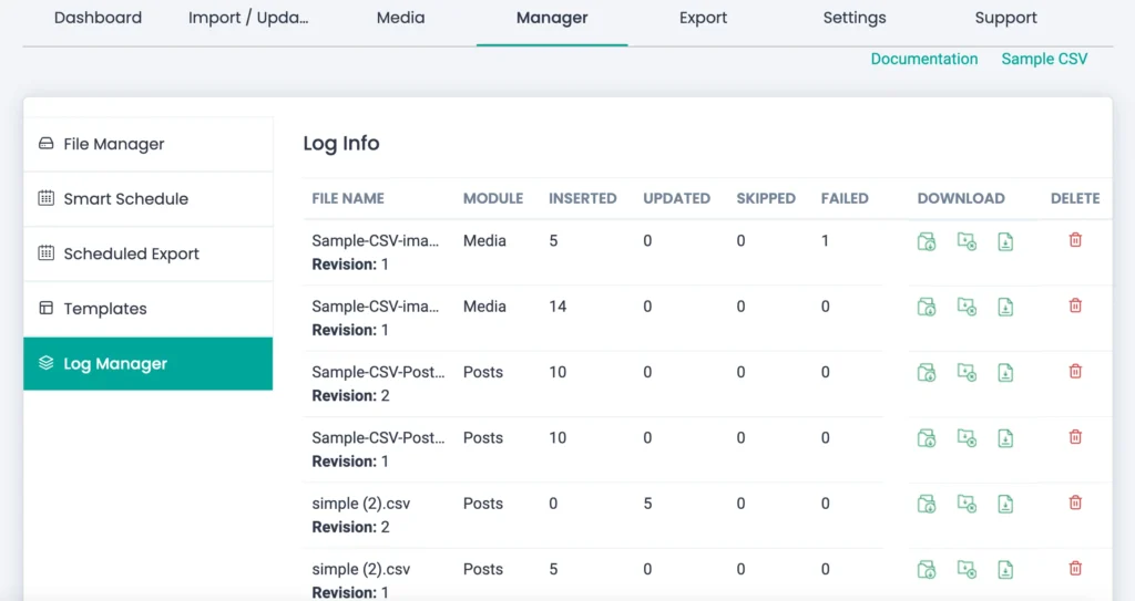 csv-importer-log-manager-view