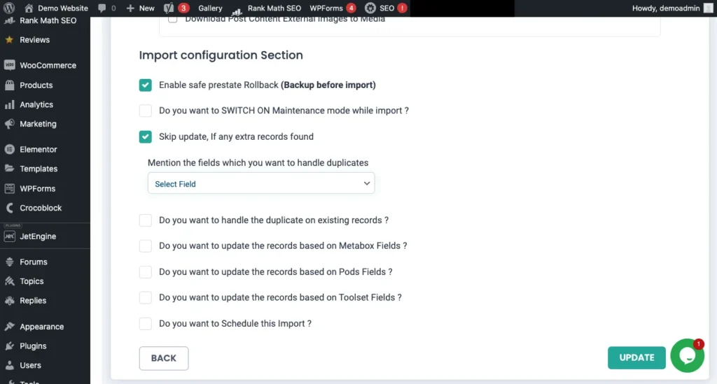 Import-Posts-Import-configuration-settings-on-post-update