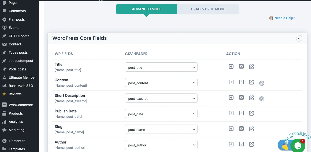 WooCommerce-Variation-import-Single-CSV-Mapping-Method