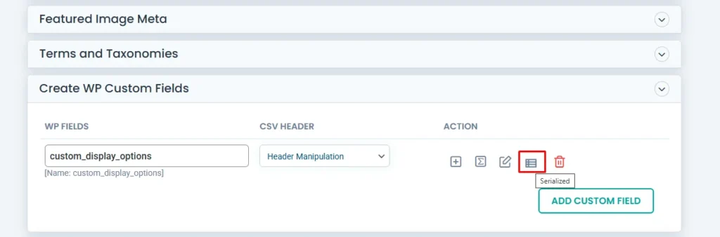 serialized-action-for-wp-custom-field