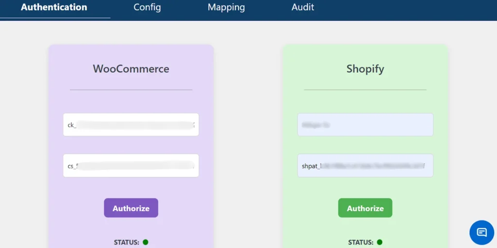 woocommerce-to-shopify-integration-authentication
