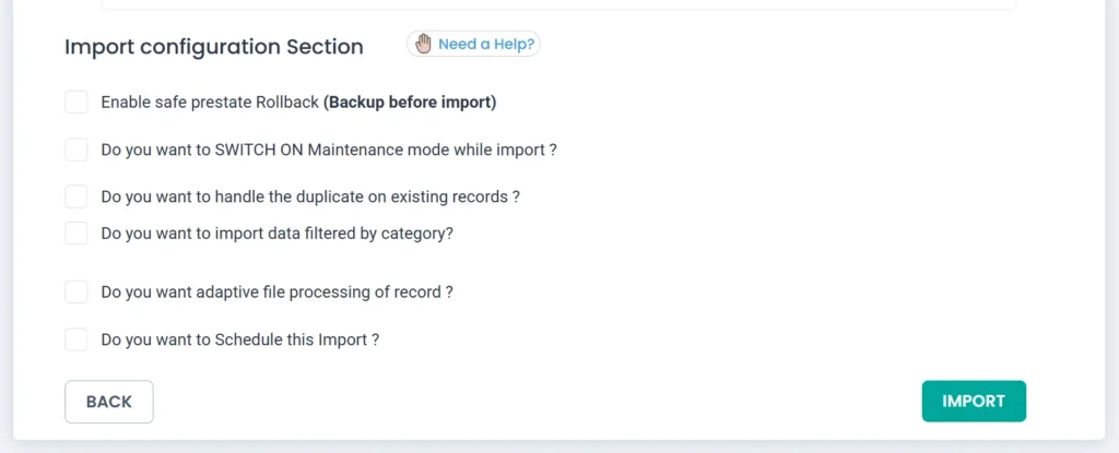 import-configuration-section