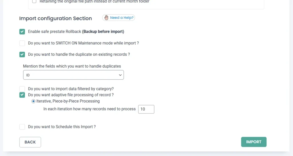 import-configuration