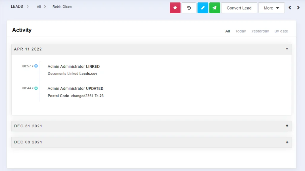 leads-activity-page