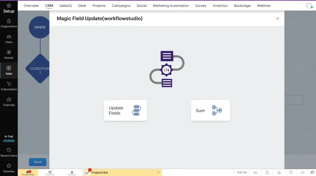 Workflow Field Updates 4 condtion 1 1