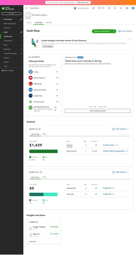 How to Automate Your Finances with QuickBooks 8 Automate Invoice Cashflow