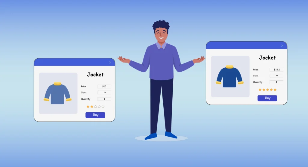 How to Design a Beautiful Shopify Store 6 Comparison of high quality vs. low quality product images