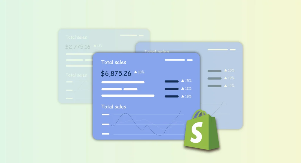 Using Shopify Analytics to Grow Your Business 2 Image illustrating sales metrics graph