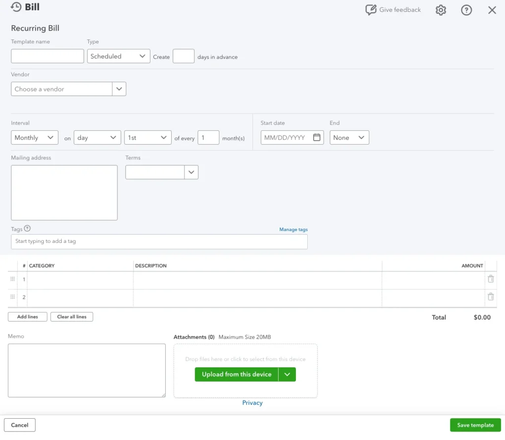 Top 10 QuickBooks Tips and Tricks for Small Businesses 9 Save the Template