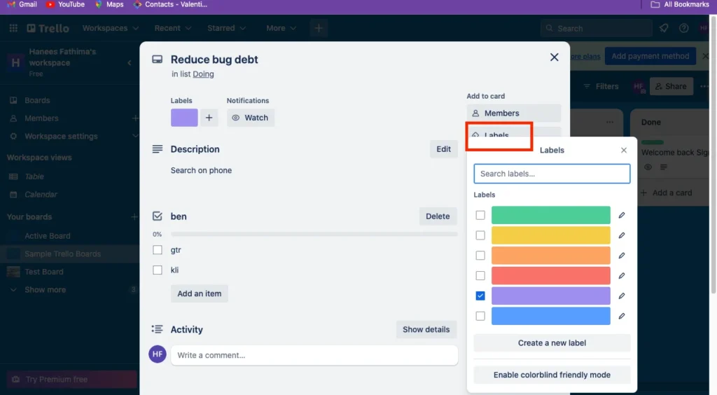 How to Use Trello for Agile Project Management 5 Trello Agile project Management Add Labels