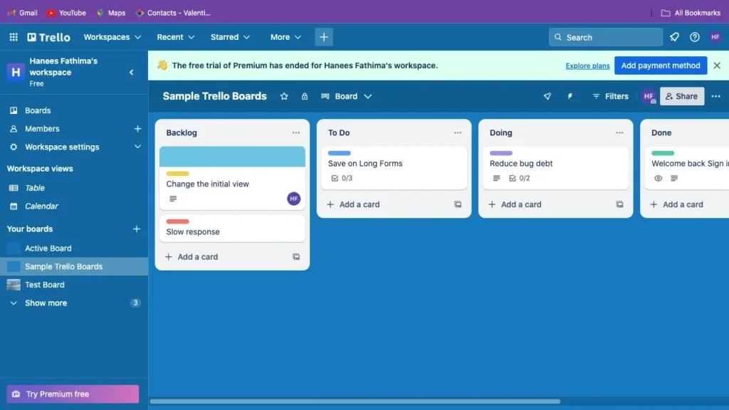 Tracking Project Progress with Trello 2 Trello Boards example edited